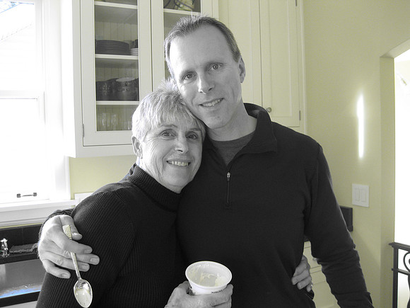 Marianne and Mark at breakfast