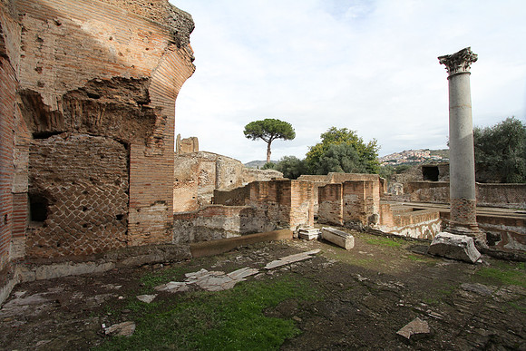 The pattern of the bricks (straight, diagonal) tells a lot about when the structure was constructed.