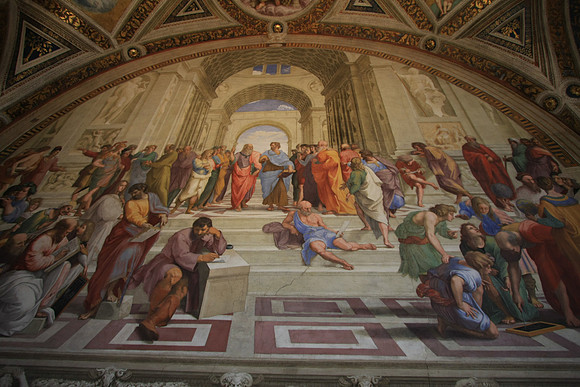 School of Athens Fresco - by Raphael