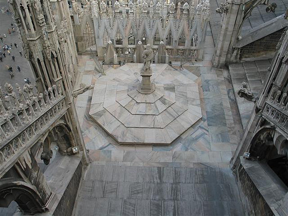 Milan Duomo Statue on Roof