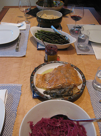 Salmon (of course).