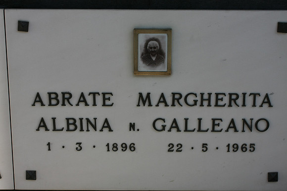 Albina Galleano, daughter of Bernardo