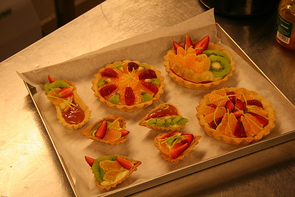 Decorated tarts