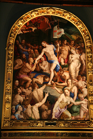 By Bronzino, The Desscent of Christ in Limbo