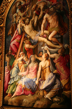 Another recently restored painting with fantastic colors and composition in the Museo dell'Opera