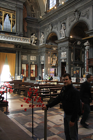 San Gaetano, one of the few Baroque-decorated churches in Florence