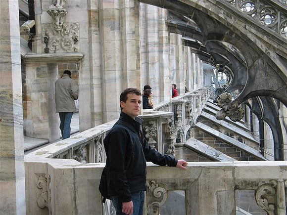 Marc on Milan Duomo Roof