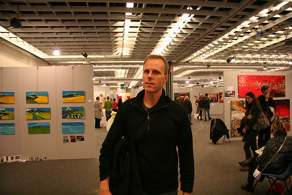 Mark in the exhibit space