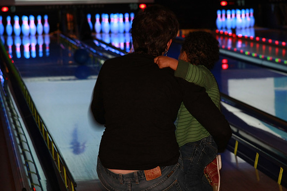 Zach, those are the pins, knock them down