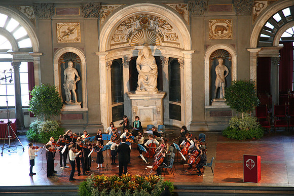 A student group performs Vivaldi