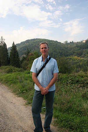 Mark in Fiesole countryside