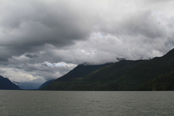 View North near the head of Rivers Inlet