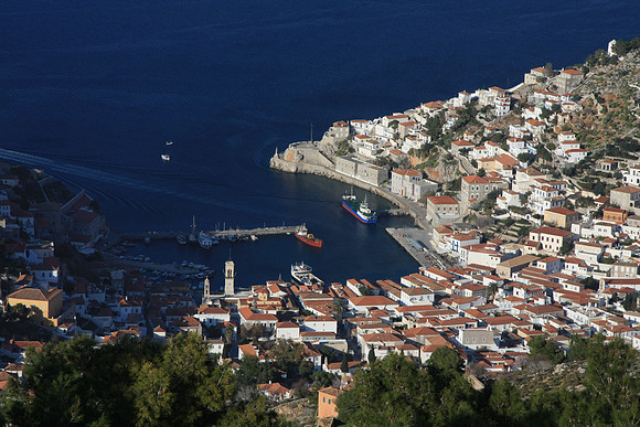 Views back over the harbor