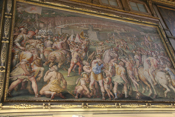 Fresco celebrating victory over Pisa