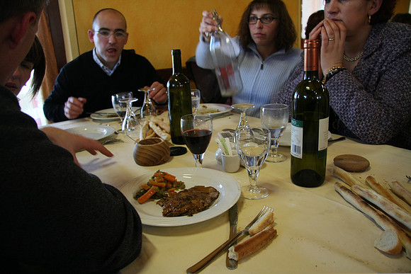 La Dimora - Mark talking and not eating
