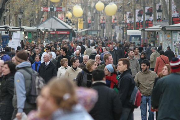 Marc on the Ramblas