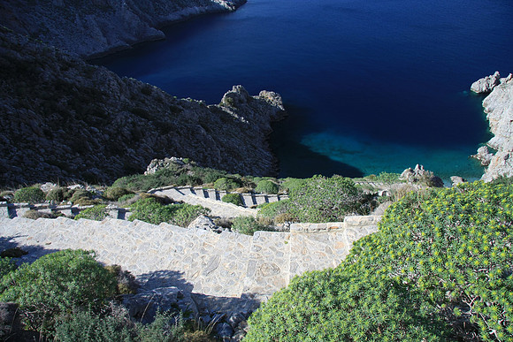 The water beckons irresistably. We have just enough time to check it out and get back before dark.