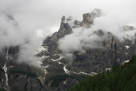 Looking south toward Sella Group