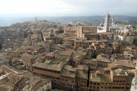 The Duomo being reroofed