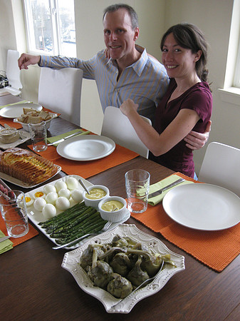 The spread and hostess