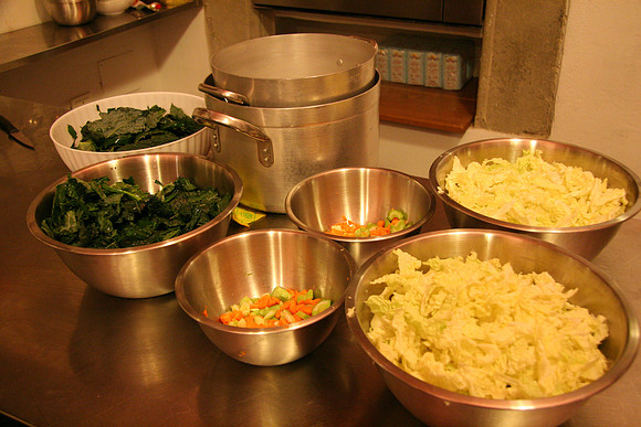 Veggies for Ribollita
