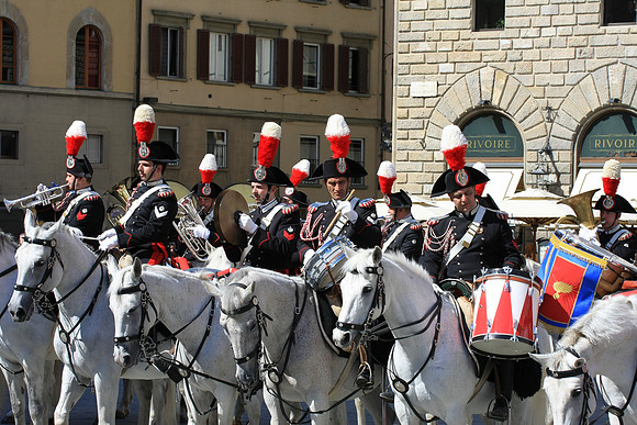 There are three riding units and one marching unit