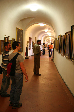 The hall is about .3 km long