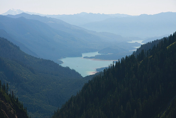 Looking south toward Baker Lake.