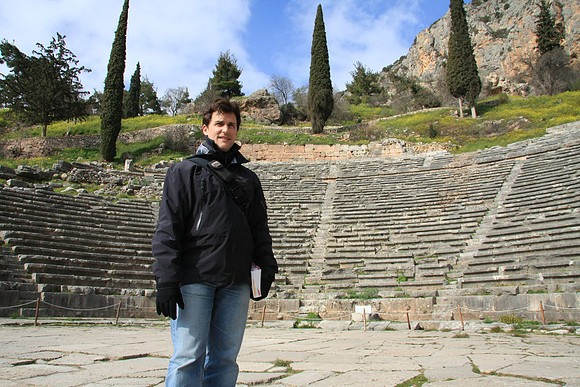 Marc with trusty guide book in hand.