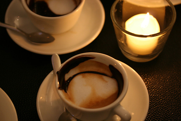 Coffee before exhibit at Palazzo Strozzi