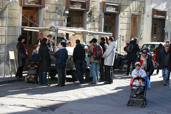 Tripe Cart in front of Cibreo