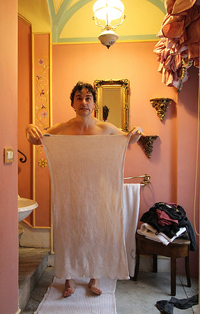 Shaky Baby - a harrowing experience after getting out the shower.