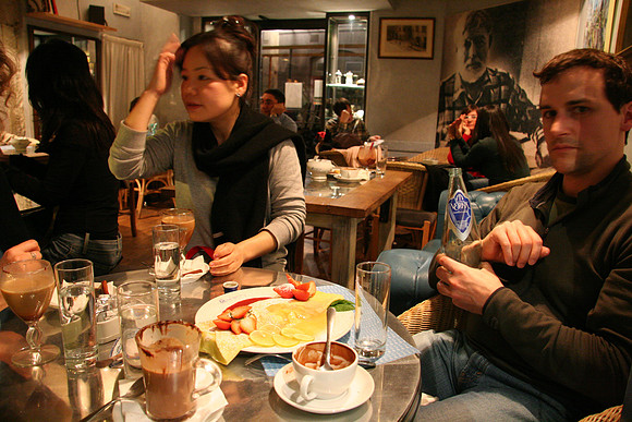 A crepe at Bar Hemingway