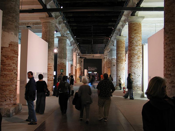 Inside the Arsenale Corderie