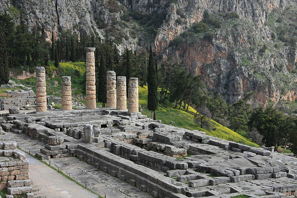 The centerpiece of the site is the Temple of Apollo where the 'Delphic Oracle' dispensed her wisdom.