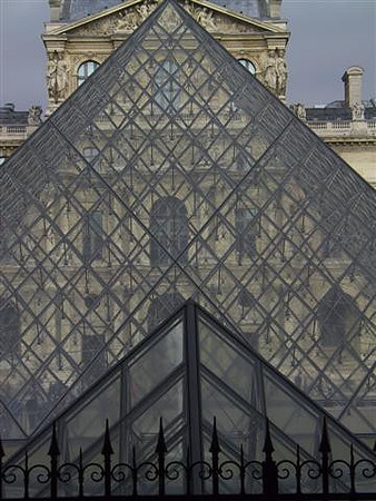 View from Inside Louvre Gallery