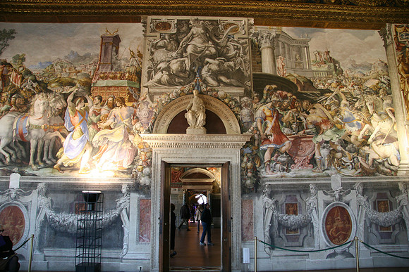 One of the oldest parts of the palazzo - the Audience Chamber or Hall of Justice