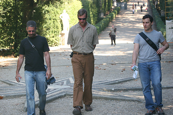 Walking down the main avenue