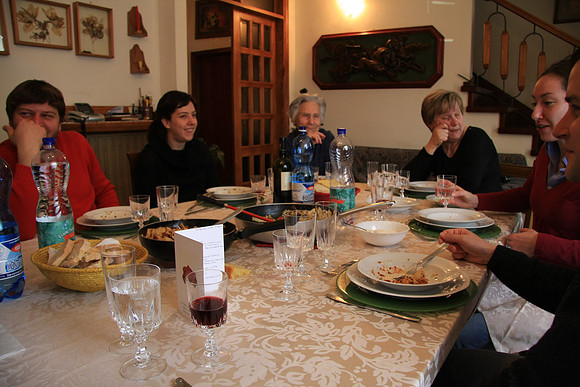 View of the table