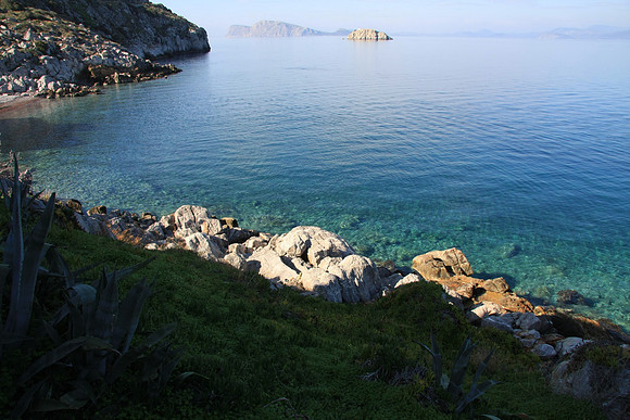 Water looks enticing but is a bit chilly