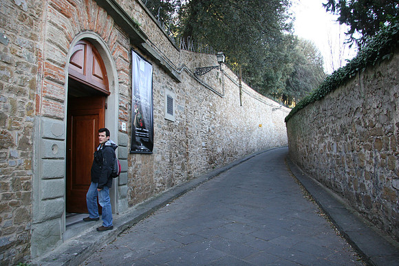 Entrance to Villa Bardini - Street is Costa San Giorgio - a nice address to have