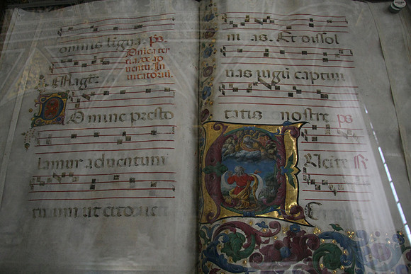 A choir book