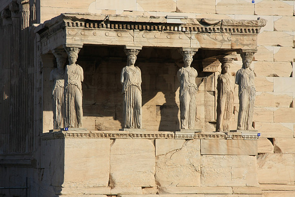 Erechtheion Porch of the Caryatids - built around 525 BC
